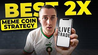 Best 2X Solana Meme Coins Strategy (LIVE TRADE)