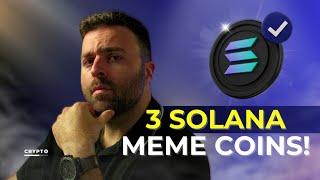 3 Solana Meme Coins Set to Explode!  [SOL Meme Coin Gems] PNUT 