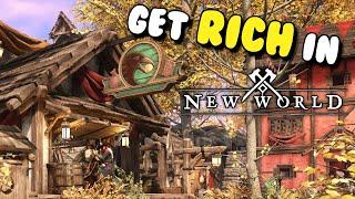 New World - Simple Strategies to Earn Gold ! (New World Money Making Guide)