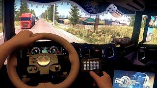 #Euro Truck Simulator 2: Суровая Россия  на Scania S Tandem #3монитора #TripleScreen #TMT300 #TH8A