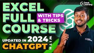 Complete Excel Tutorial in 7 hours in 2024 | Learn Microsoft Excel