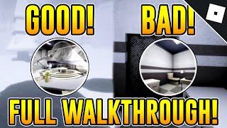 Nullwork - Walkthrough (Good & Bad Endings) | Roblox