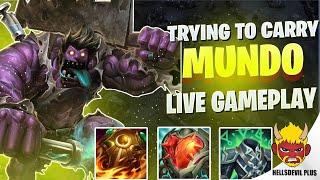 Trying To Carry Trash Team With Mundo - Wild Rift HellsDevil Plus Gameplay