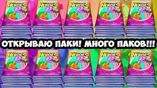 Plants vs  Zombies HEROES ОТКРЫВАЮ МНОГО ПАКОВ