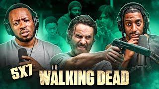 THE WALKING DEAD 5X7 REACTION/ REVIEW "Crossed"