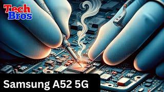 Samsung A52 5G - Main FPC Connector #soldering #repair PART 1