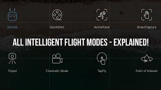 DJI MAVIC AIR - ALL Intelligent Flight Modes - EXPLAINED!