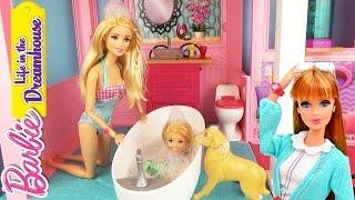 Barbie cartoon bathes Chelsea, meets Midge Life in the Dreamhouse  Barbie Toys