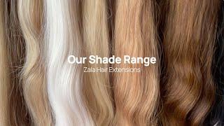 Zala Hair Extension Shade Range |