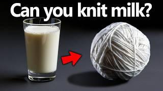 I turned MILK into YARN