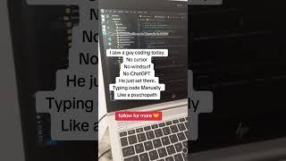 Why would you write code Manually in 2025 #coding
