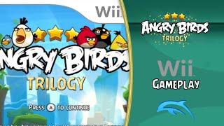 Angry Birds Trilogy: Wii Gameplay