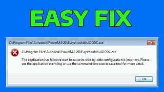 Fix The Application Has Failed to Start Because Its Side by Side Configuration Is Incorrect - How To