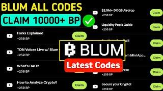 Blum Video Code Today ! Blum All YouTube Video Code ! Blum All Verify Code Today