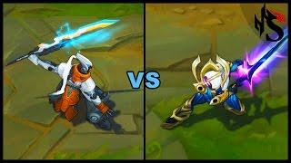 PROJECT: Yi vs Cosmic Blade Master Yi Legendary vs Epic Skins Comparison (League of Legends)