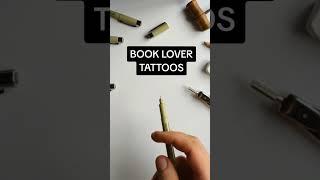 Small Book Lover Tattoo Ideas - perfect for you! #bookworm #bookish #booklover #tattoo #art #drawing