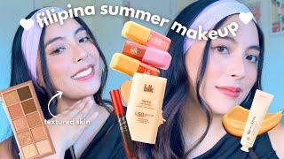 Glowy + “Unfiltered” Filipina Summer Makeup for Acne-Prone Skin  (Asian-Owned Brands!)