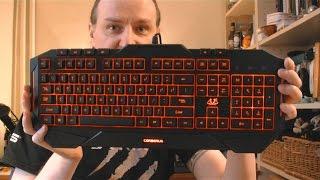 Quick Unboxing - ASUS CERBERUS Gaming Keyboard RED LED | 12.2015 - McSzakalTV