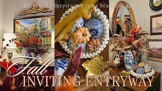 COZY FALL ENTRYWAY DECORATING IDEAS FOR 2024 | Decorate with Me - Inspiration for a Beautiful Home