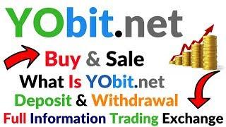 Yobit.net Cryptocurrency Exchange Signup How To Join Buy Sale Trade Deposit Withdrawal Tutorial Hind