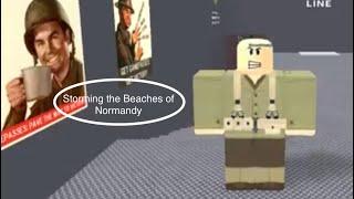 Storming the beaches of Normandy! (Roblox: “FRONTLINE: D-Day Invasion”)