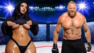 WWE 2K23 | BROCK LESNAR  vs Quinn Doll : WWE2K23 SEP18 , 2023