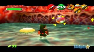 Legend of Zelda: Ocarina of Time Walkthrough - Inside Jabu Jabu's Belly - Part 1