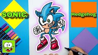 How To Draw Sonic Hedgehog: Draw very easily and quickly