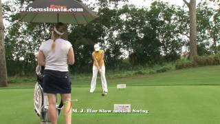 M.J. Hur(허미정) LPGA TOUR GOLF SWING. 포커스인아시아.