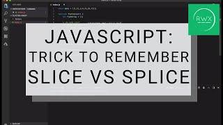 Slice vs splice JavaScript array methods