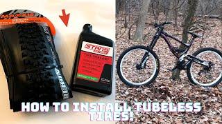 How to install tubeless tires!