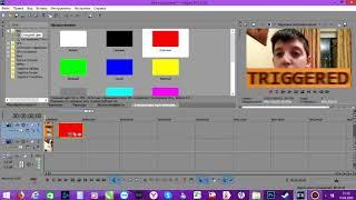 как сделать эффект TRIGGERED в сони вегас про
