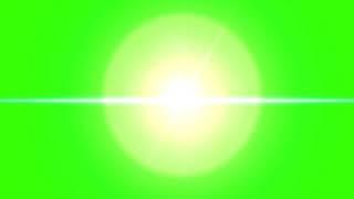 Lens Flare explosion green effect nk