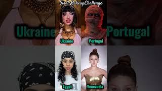 Viral Makeup Challenge which Country won this Challenge #challenge #makeupchallenge #makeup