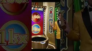 Blue gives 1000X on Coin Flip  #casinoscores #casino #crazytime