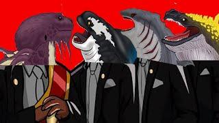 EPIC BATTLE OrcaZilla VS SharkZilla VS WhaleZilla VS OctoZilla - Coffin Dance Astronomia (COVER)