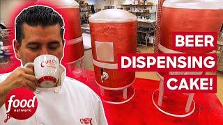 Buddy Is Challenged To Make A Beer Dispensing Cake! | Cake Boss