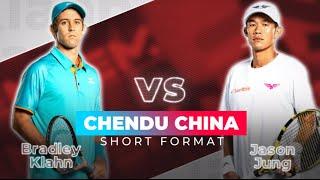 Full Tennis Match 2022 | Jason Jung vs Bradley Klahn | Chengdu China | Point By Point