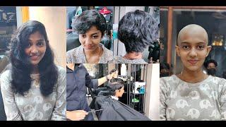 She is Ready For Zero Side Faded Pixie Cut After 1 Year Hair Growth Since Head Shave | Haircut 2022