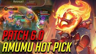 WILD RIFT AMUMU NEW PATCH 6.0 NEW HOT PICK