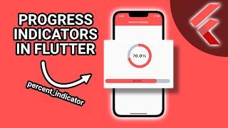 Flutter Tutorial - Circular or Linear Progress Bar (percent_indicator) #Flutter #AppDevelopment