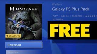 How to Download: Warface Galaxy PS Plus Pack for FREE on PS4 | PlayStation