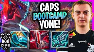 CAPS IS A BEAST WITH YONE! *WORLDS BOOTCAMP* | G2 Caps Plays Yone Mid vs Yasuo!  Season 2024