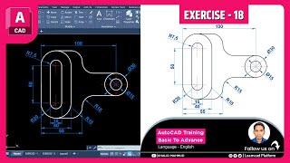 AutoCAD Exercise 18: Step-by-Step Guide for Beginners to Advanced Users | @KHALIDMAHMUD