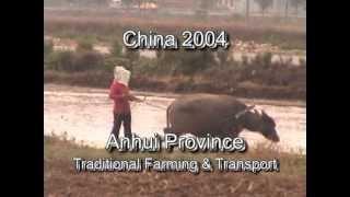 China - Traditional Farming & Steam Locomotive, Huainan 2004