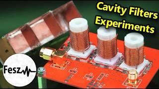 Cavity filter Experiments