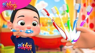 Color Finger Family | Three Little Kittens | BluLoo Nursery Rhymes & Kids Songs