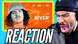 Speedrunning reacting to GBB 2023 RIVER'   | WORLD LEAGUE | Solo Elimination