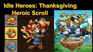 Idle Heroes - Thanksgiving Event! - New Hero Unimax-3000 - Aureolin Heartrate Gaming