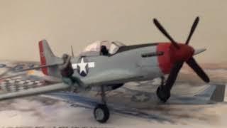 Both of my plastic model plane kits (finished)